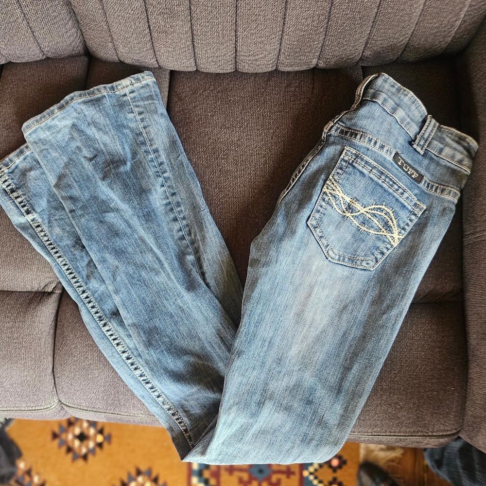 Cowgirl Tuff Light Blue Bootcut Jeans